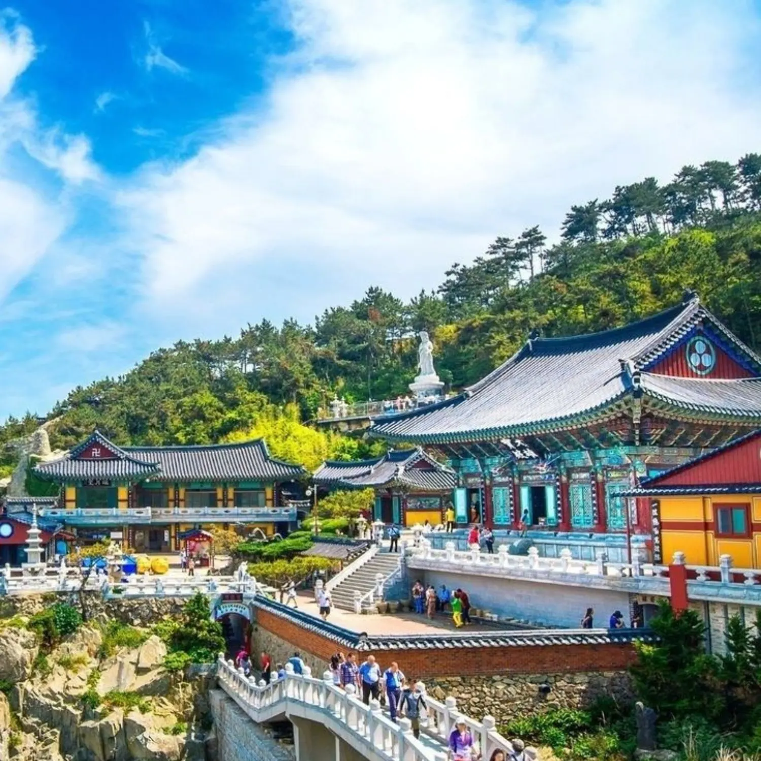 Travel to Busan and Beach Sightseeing