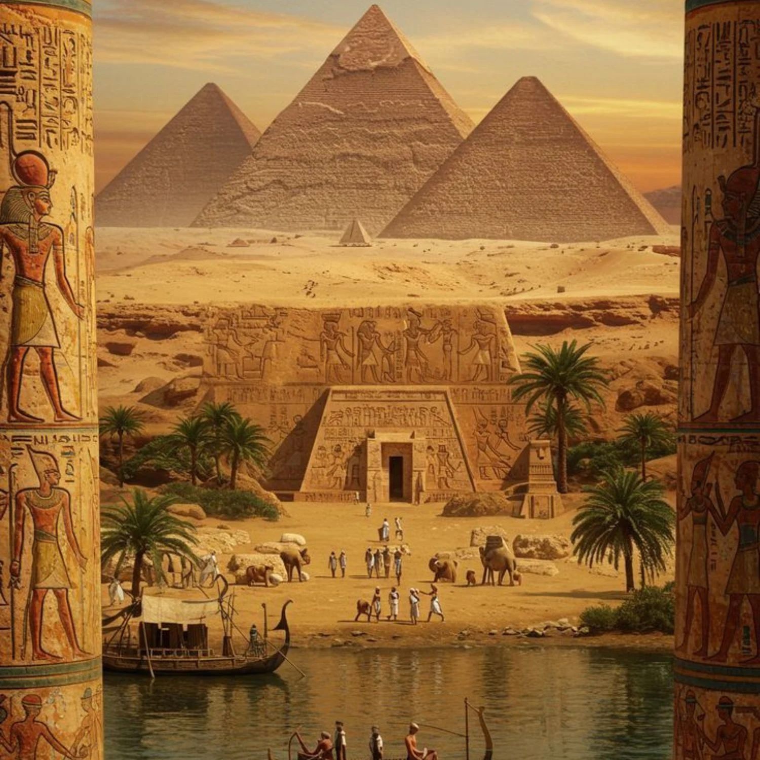 Pyramids of Giza & Egyptian Museum Tour