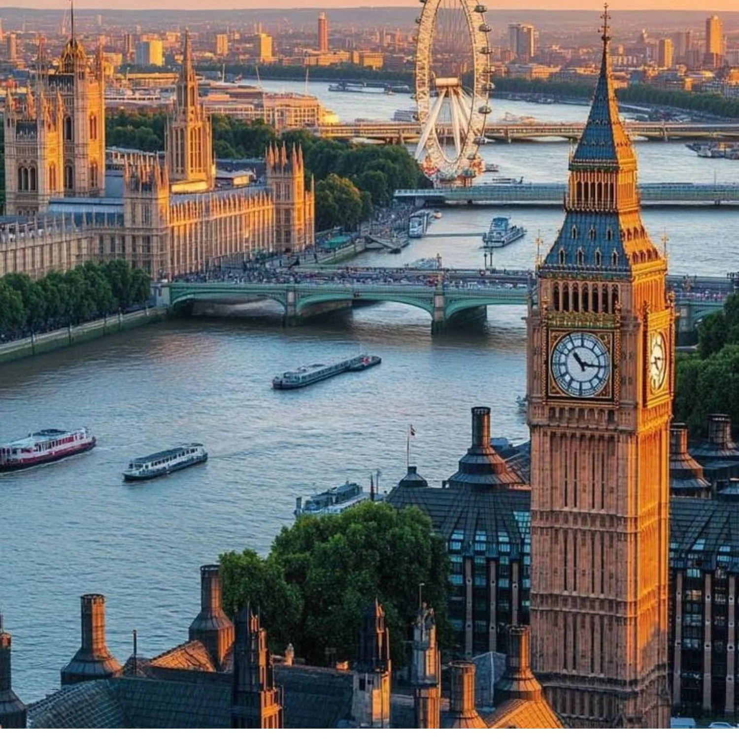 Arrival in London and City Orientation