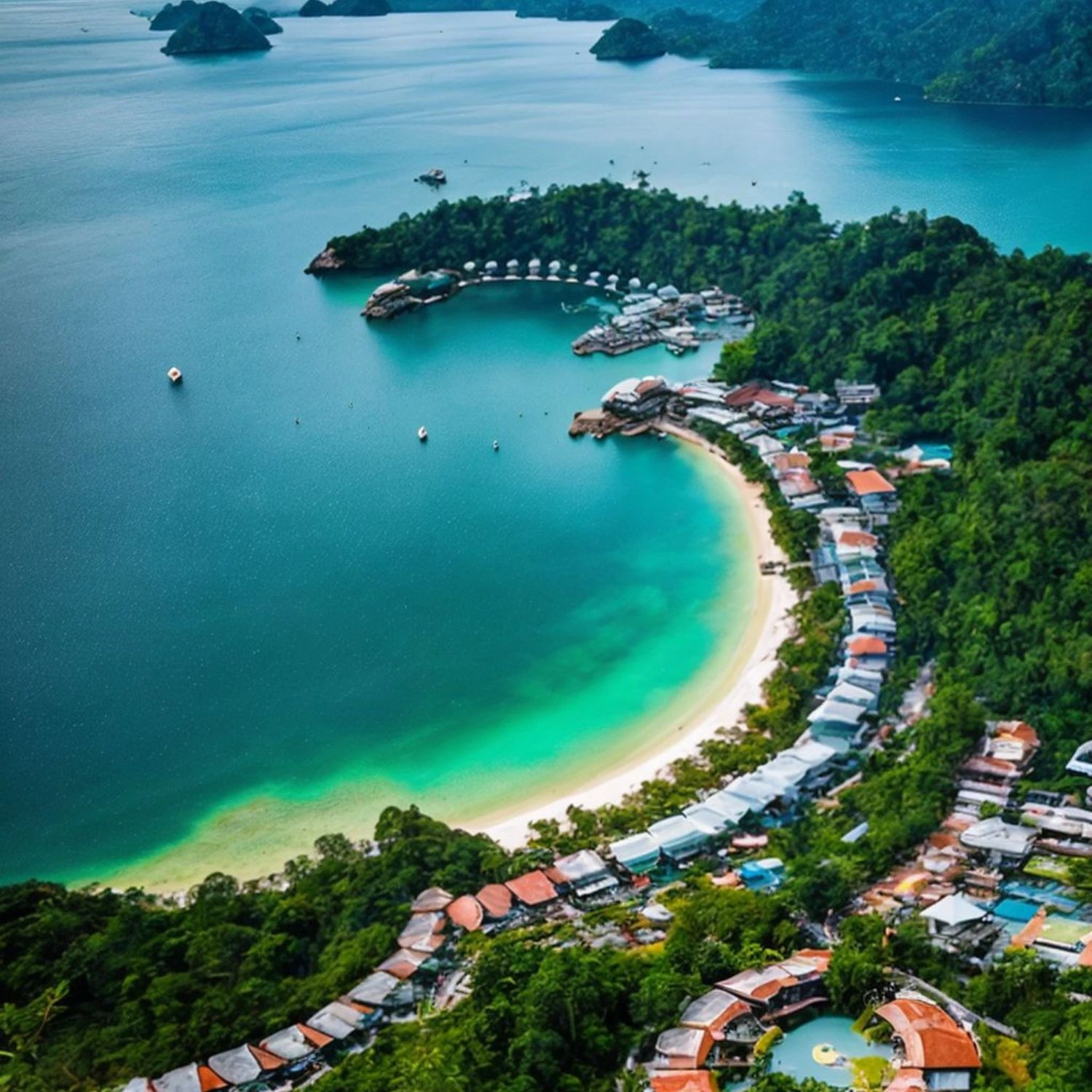 Fly to Langkawi and Beach Exploration